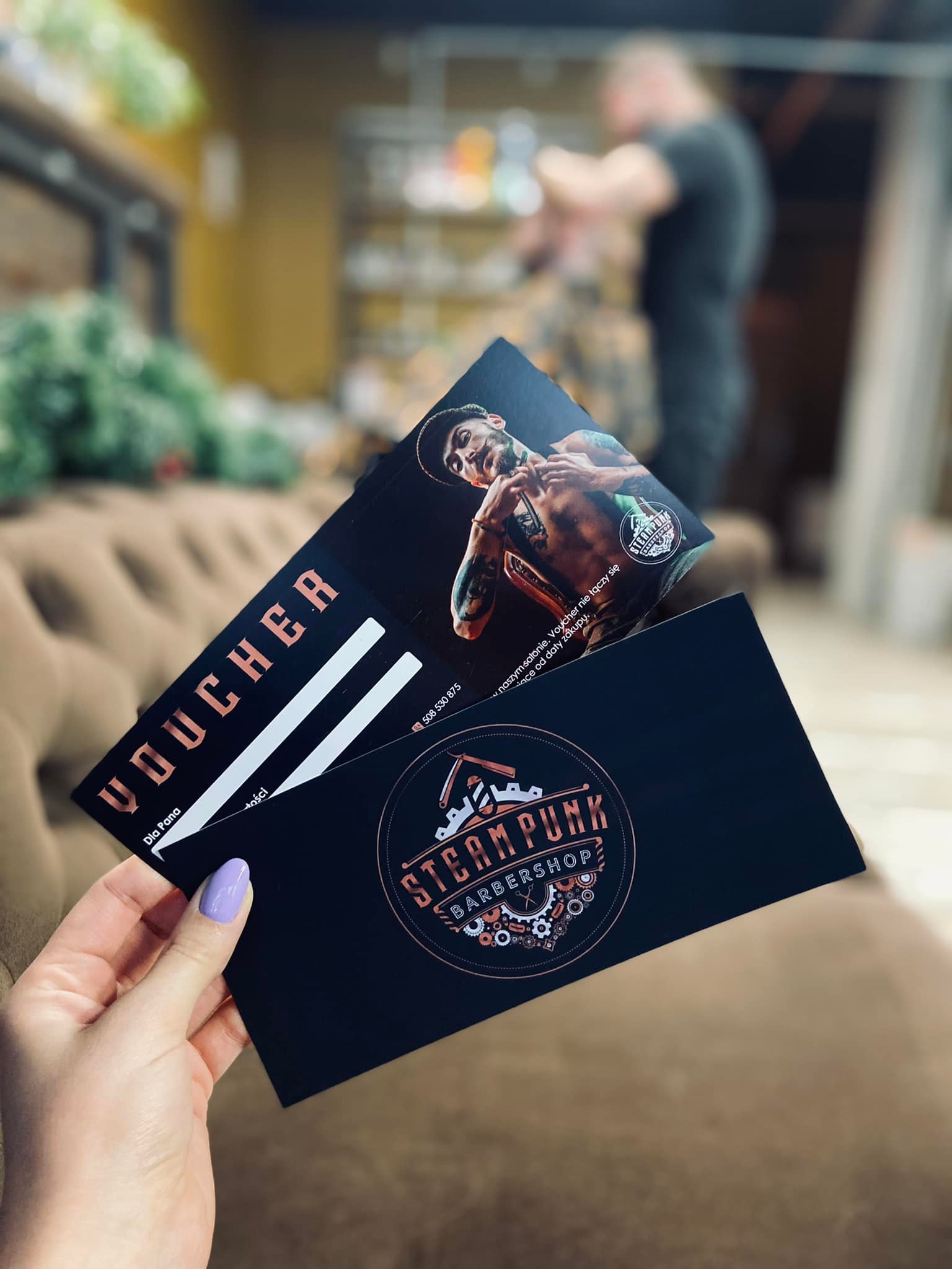 Voucher Steampunk Barbershop
